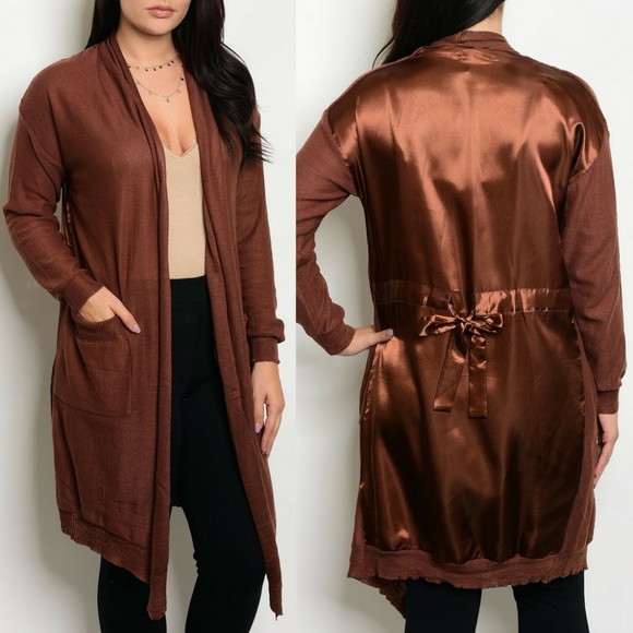 Clothing Obsessed Company Sweaters - Brown Cardigan {Clothing Obsessed Company}